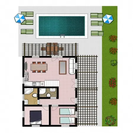 ヴィラ Nafsika House Kounopetra